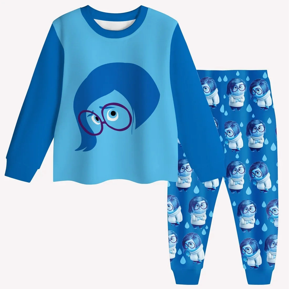 Pijama Tristeza Infantil e Adulto Divertidamente