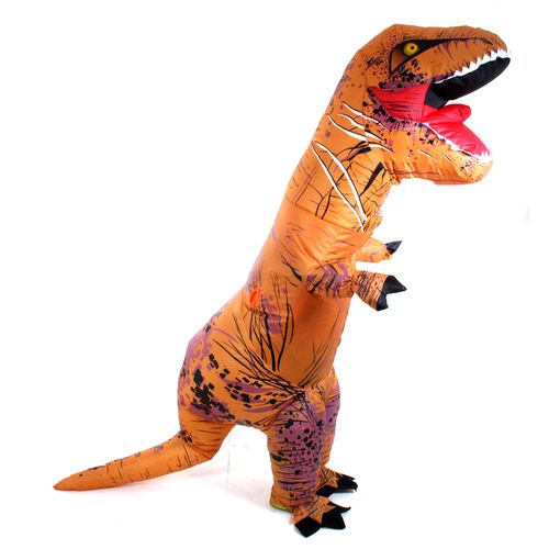 Fantasia Dinossauro T-rex Inflavél Adulto e Infantil
