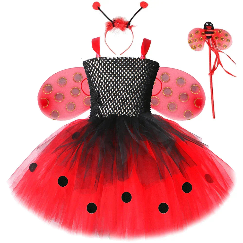 Fantasia Joaninha Infantil e Adulto